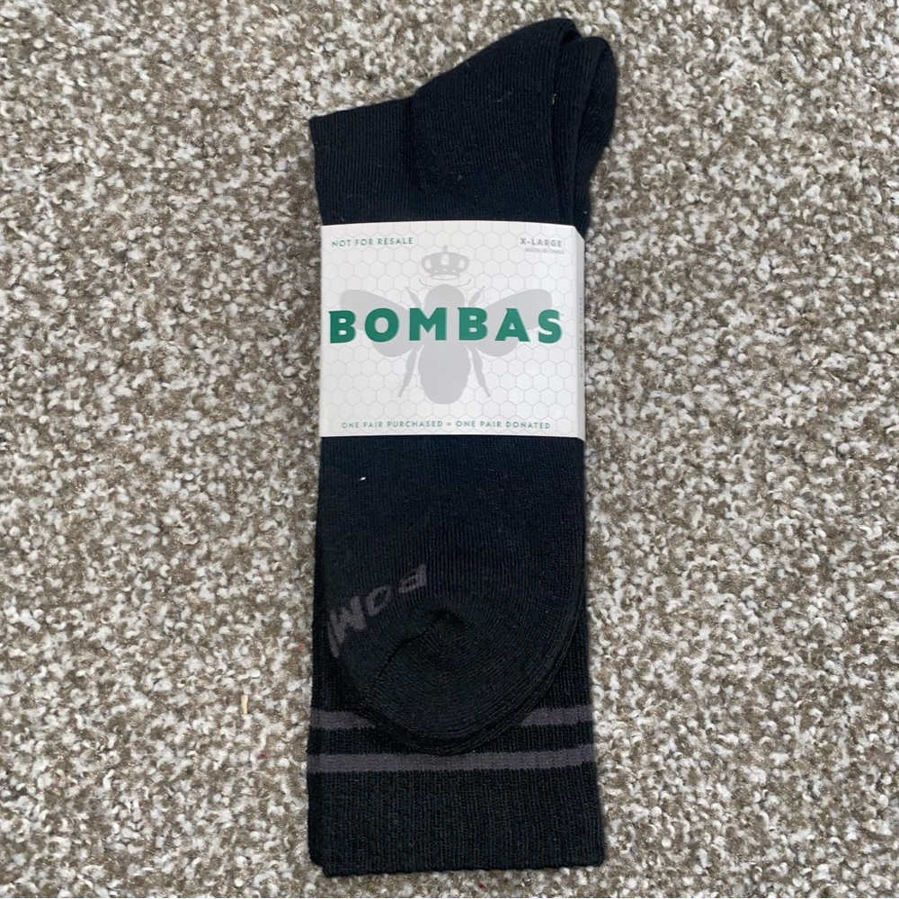 Bombas Men’s Calf Crew Socks - Black